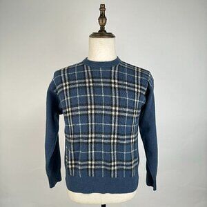 Burberrys Sweater Vintage Pure Lambswool Unisex
